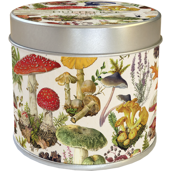 Duftkerze Apfel Motiv Pilzwald