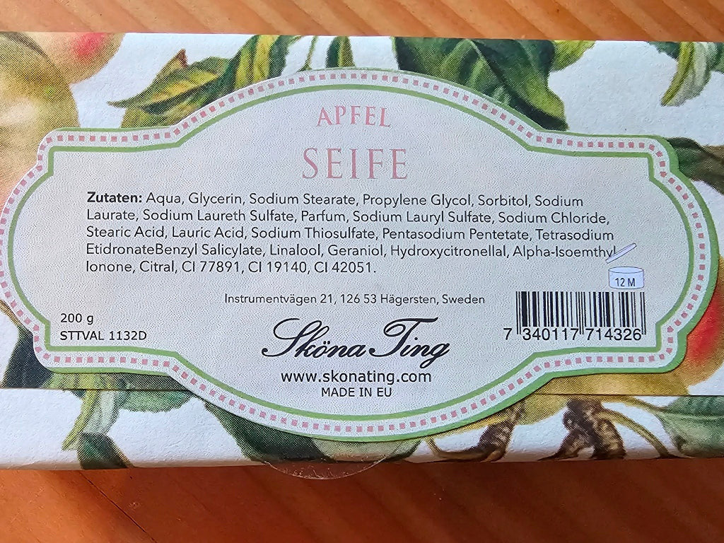 Seife Inhaltsstoffe