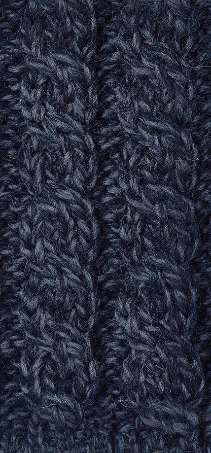 Damen Zopfstrick Cardigan aus Merinowolle