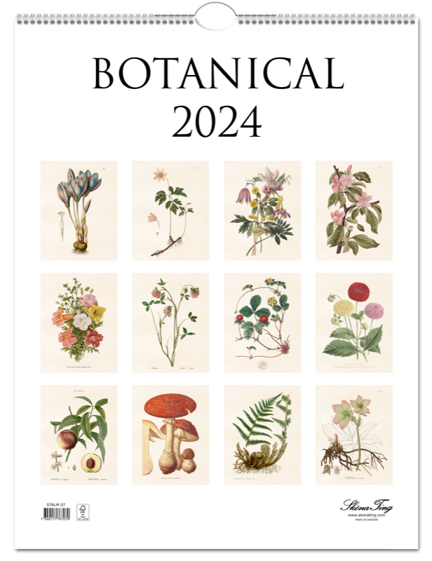 Wandkalender Vintagedrucke Botanik 35 x 45 cm