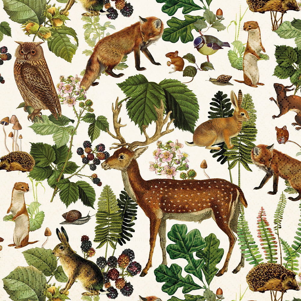Serviette Waldtiere