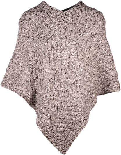 Aran Poncho