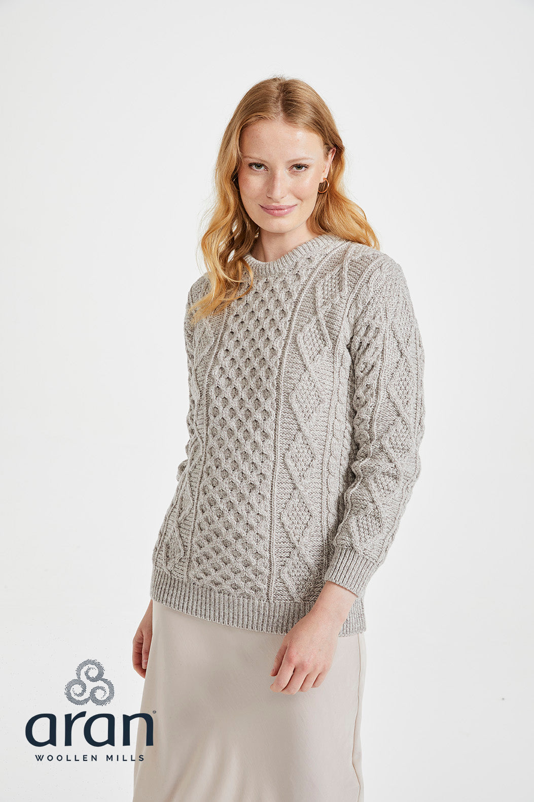 Supersofter Aran Pullover aus Merinowolle – Unisex