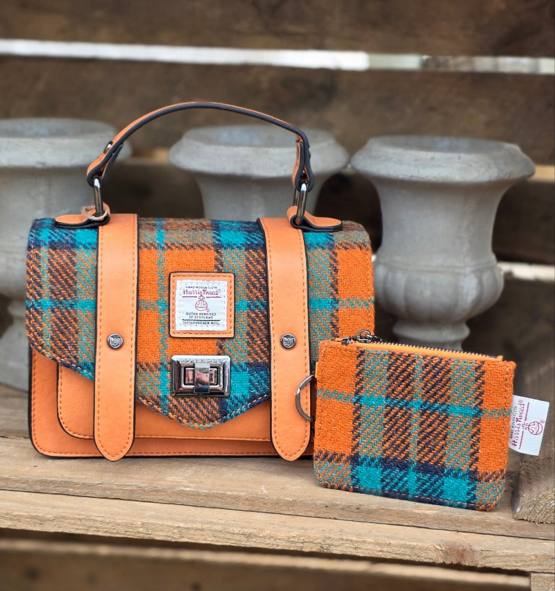The Card Zip Wallet Orange