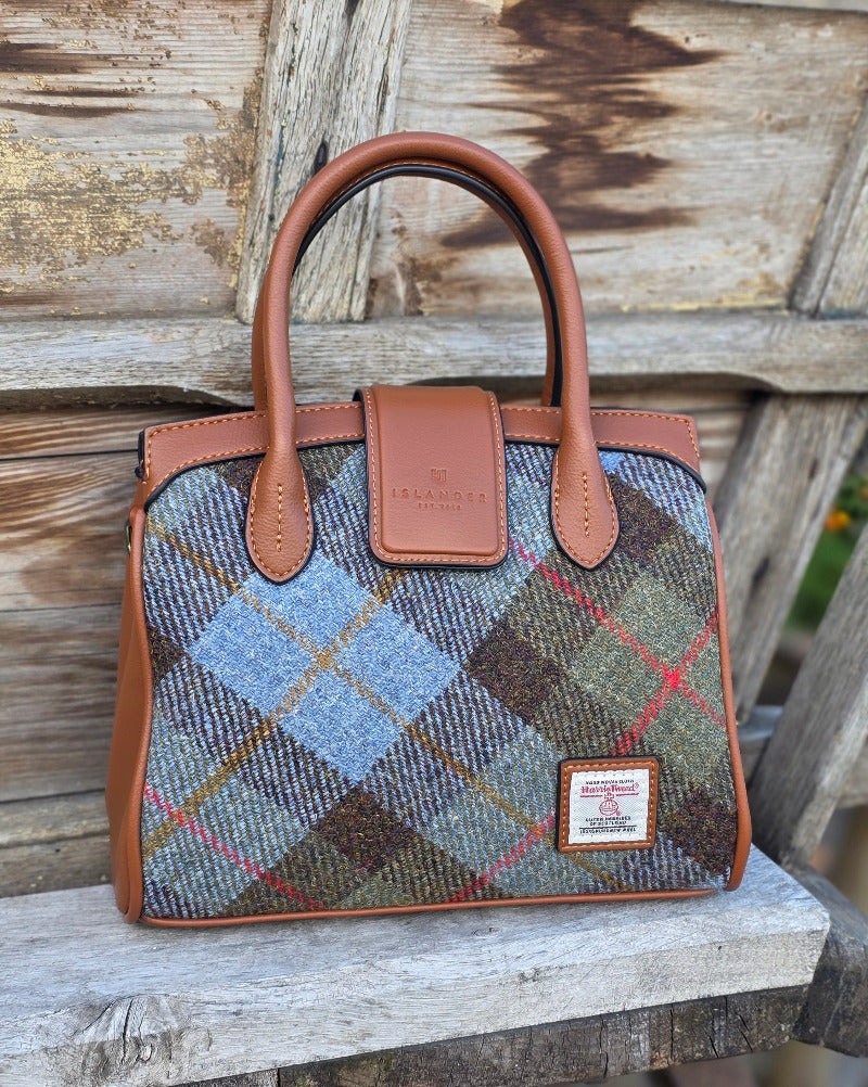 Mini Tiree Tasche Chestnut Blue