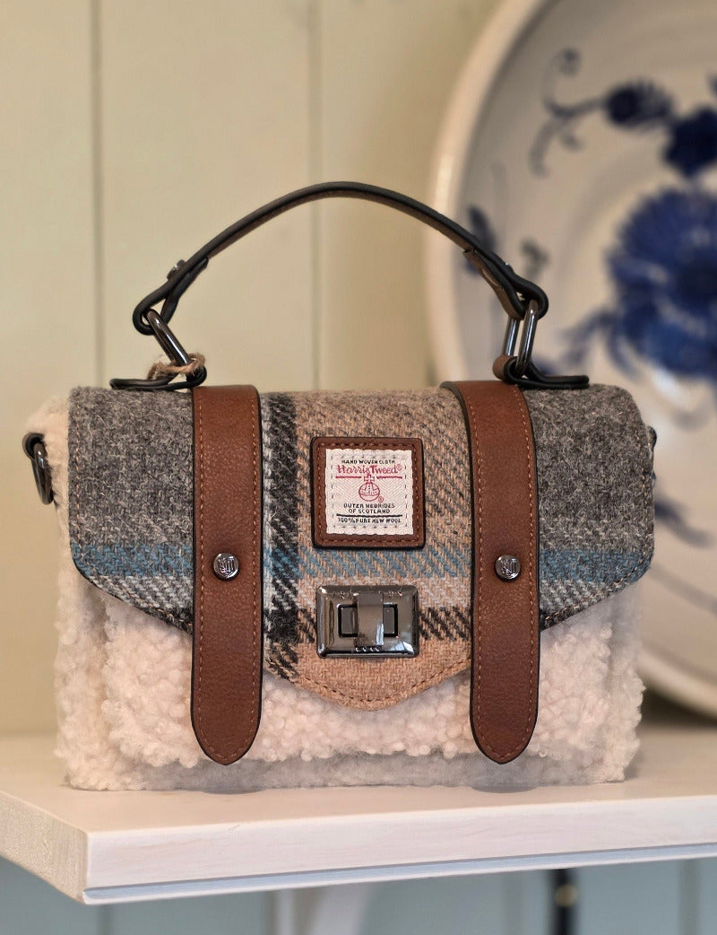 The Mini Woolly Satchel Islander Tartan