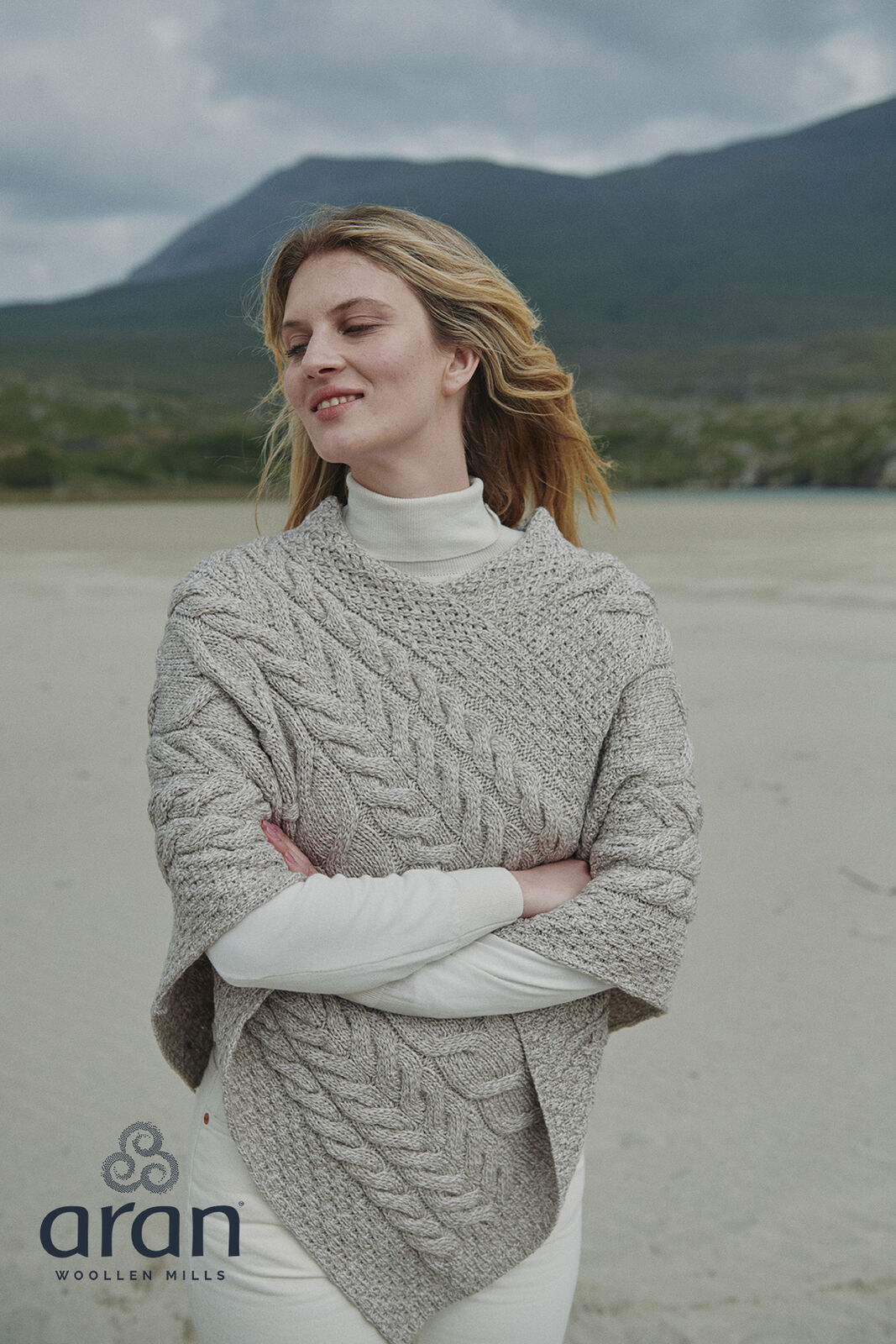 Aran Poncho