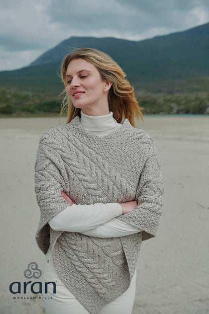 Aran Poncho