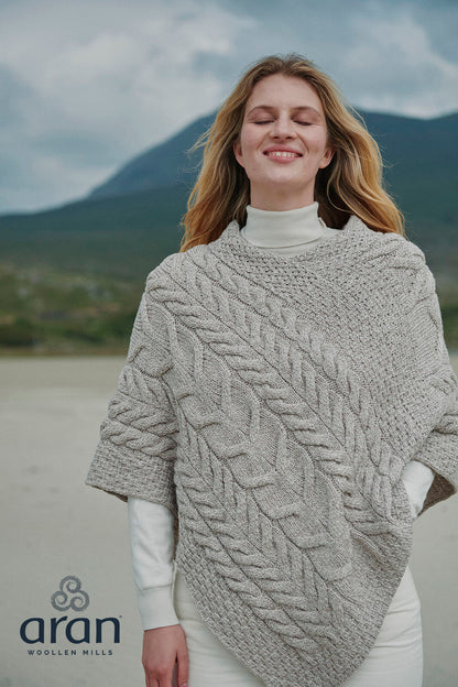 Aran Poncho