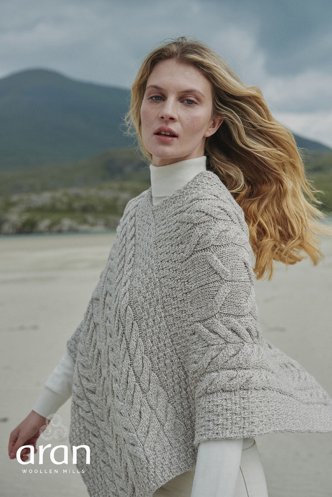 Aran Poncho