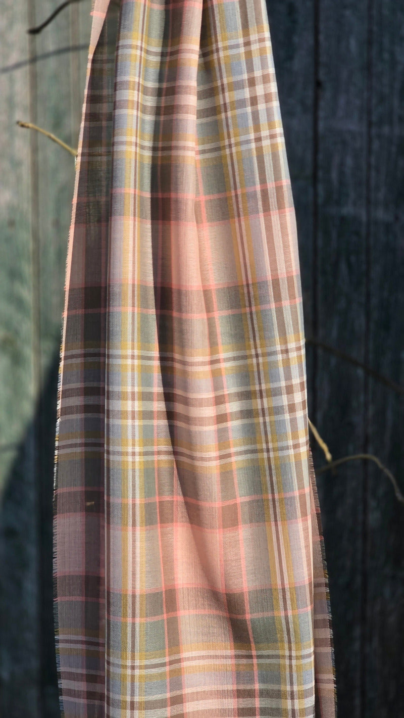 Alba Stola - Extra Fine Merino - Dundee Rose