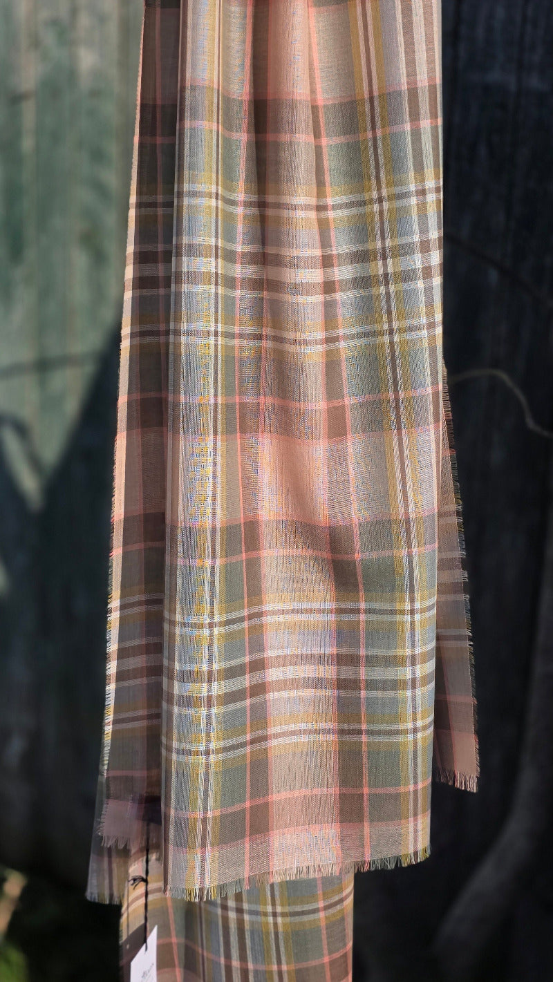Alba Stola - Extra Fine Merino - Dundee Rose