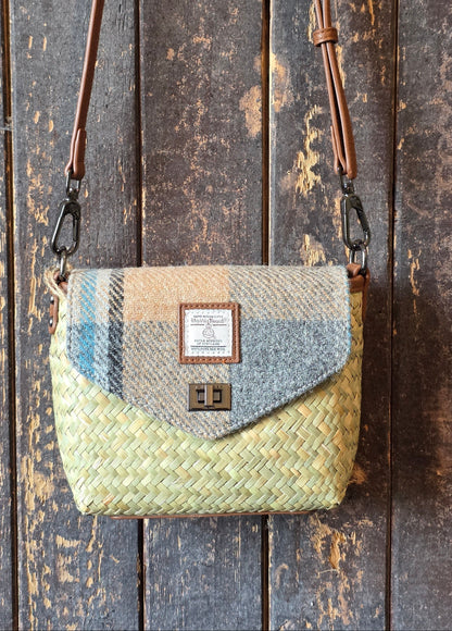 Sommer-Satchel mit Harris Tweed®