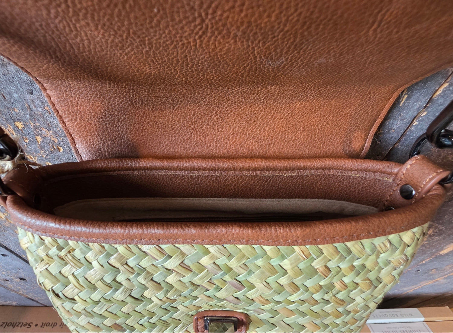 Sommer-Satchel mit Harris Tweed®