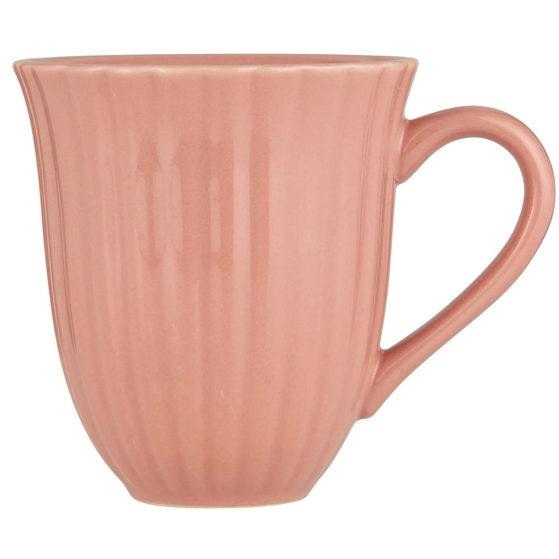 Tasse mit Rillen Mynte Coral Almond