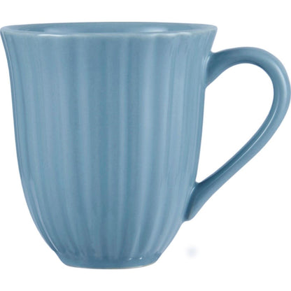 Tasse mit Rillen Mynte Blue Bell