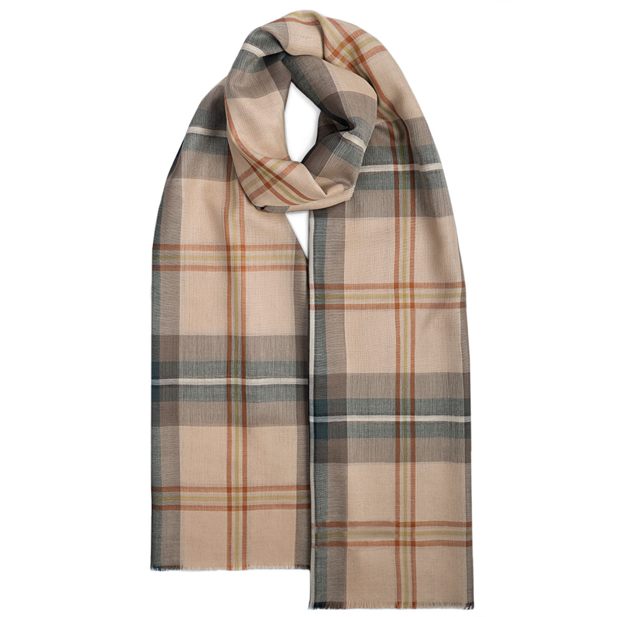 Alba Stola - Extra Fine Merino - Saskatchewan Weathered Canadian