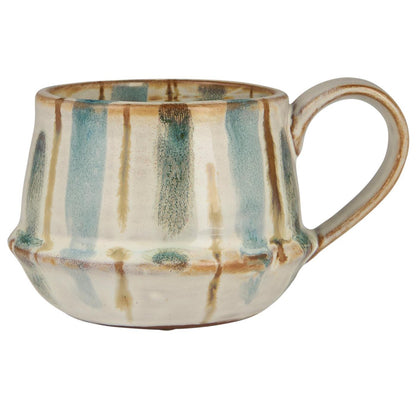 Tasse Kalmar breite staubig blaue Streifen