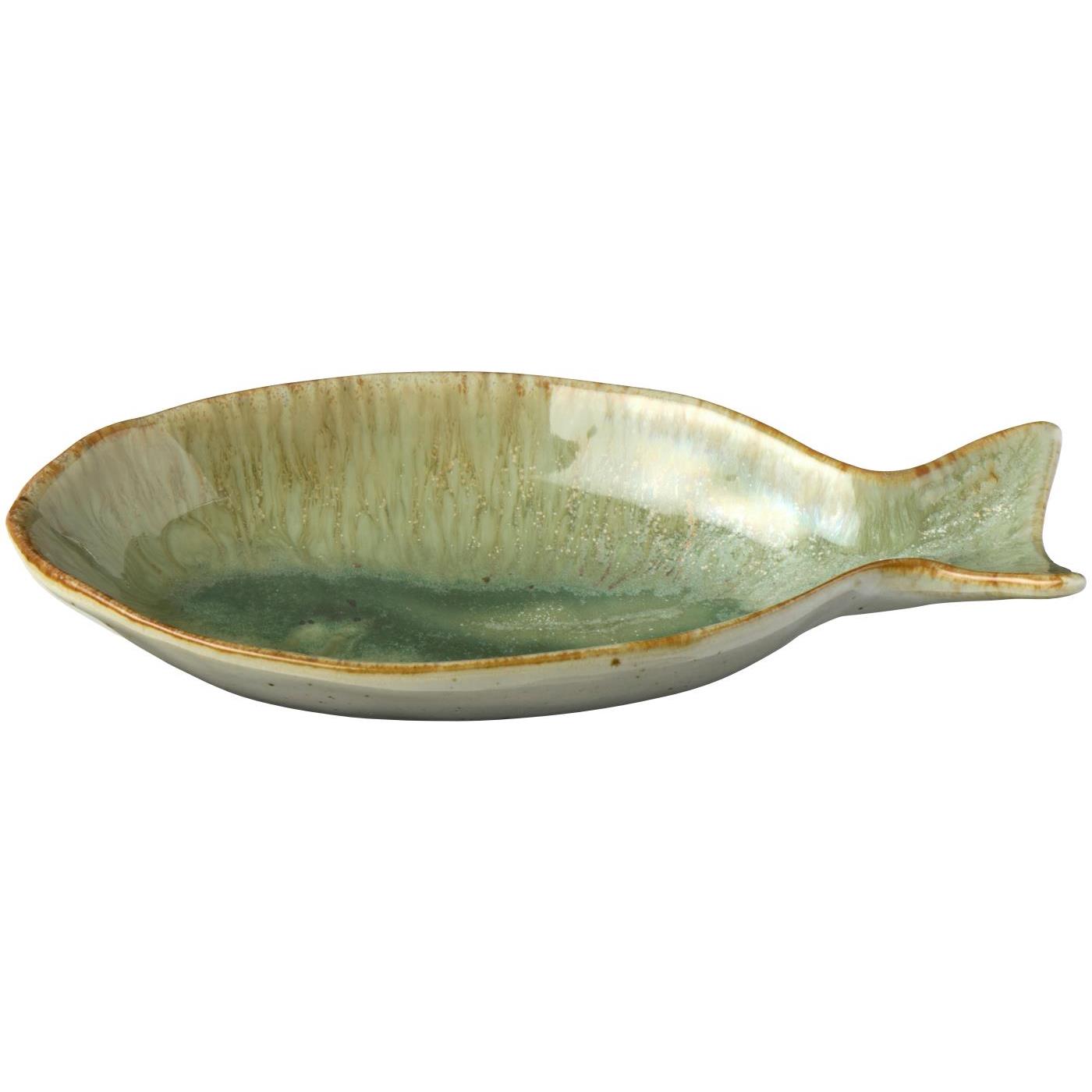 Schale Ocean Green fischförmig