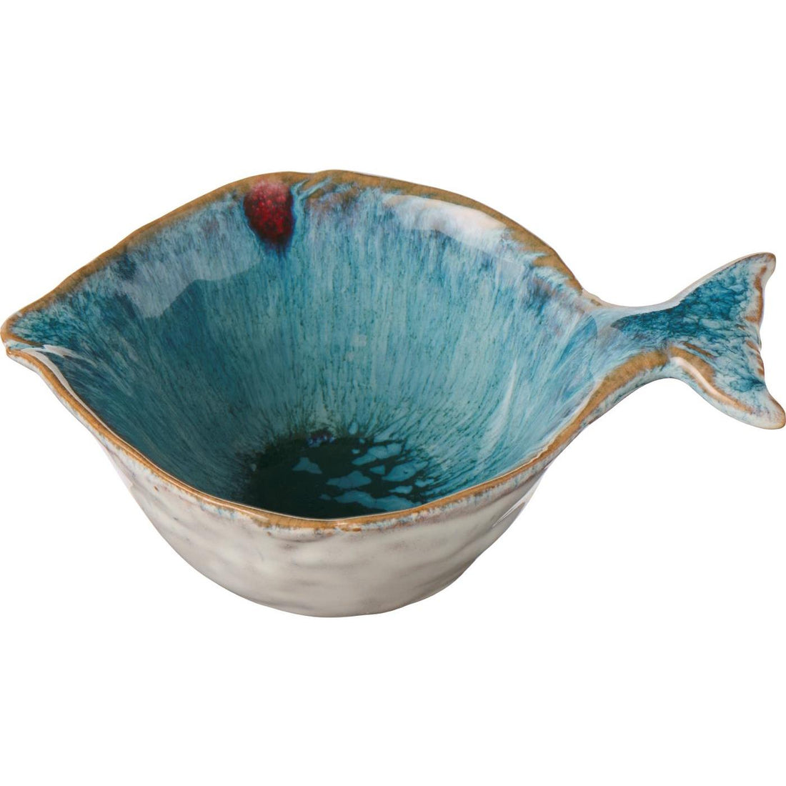 Schale Ocean Blue mini fischförmig