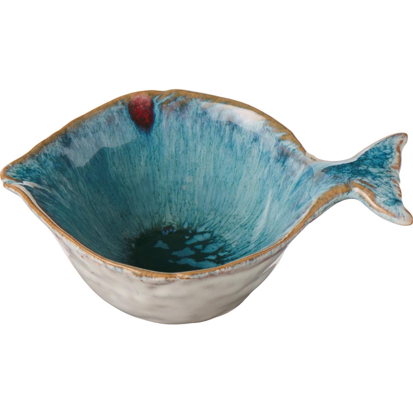 Schale Ocean Blue mini fischförmig