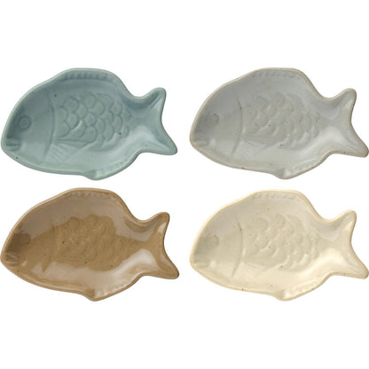 Schale fischförmig in 4 Farben