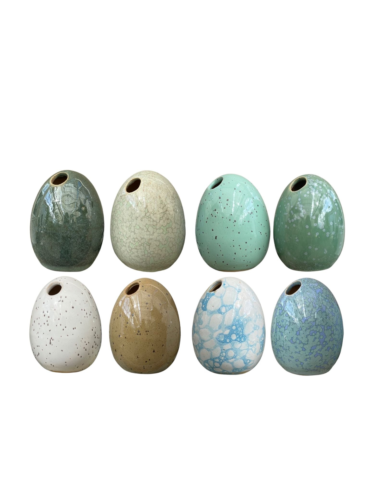 Keramikvase MALIN - JADE GREEN MIX