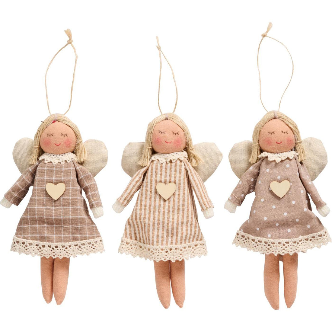 Stoffengel Sariel My Nostalgic Christmas im 3er Set