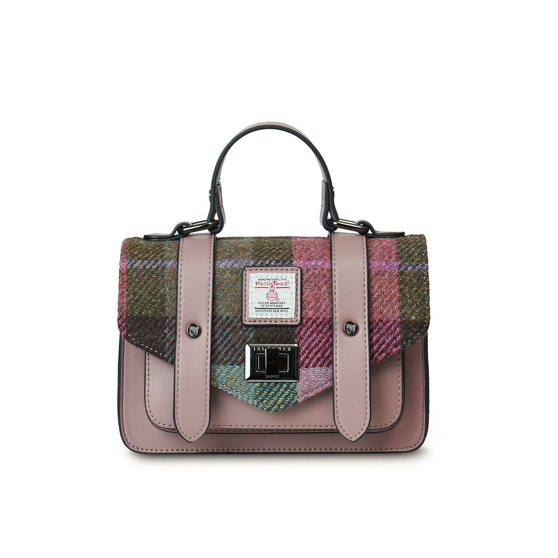 The Mini Satchel Pink-Green