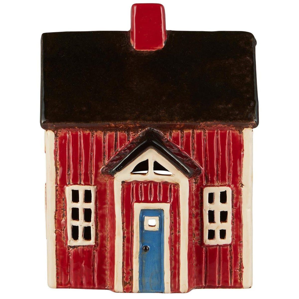 Teelichthaus Visby rot