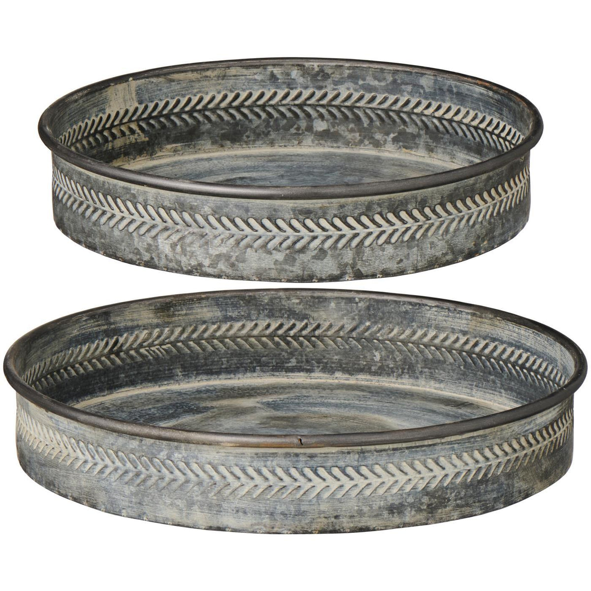 Tablett-Set mit Muster Urban Garden – 2er-Set