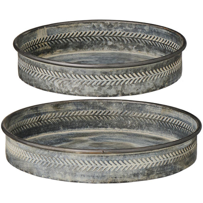 Tablett-Set mit Muster Urban Garden – 2er-Set