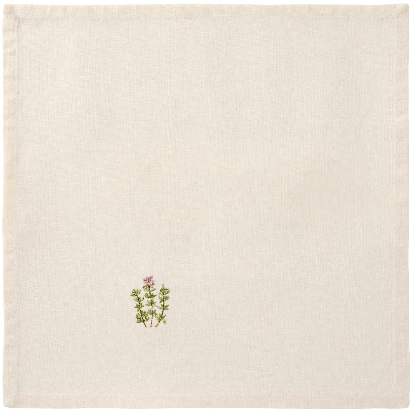 Stoffserviette Summer Vibes mit Thymian butter cream