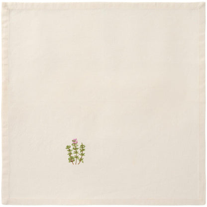 Stoffserviette Summer Vibes mit Thymian butter cream