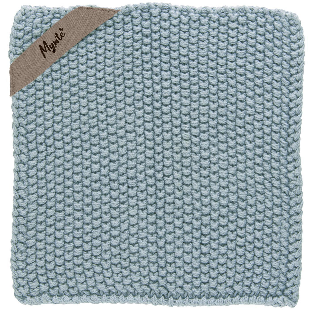 Topflappen Mynte Blue Bell gestrickt