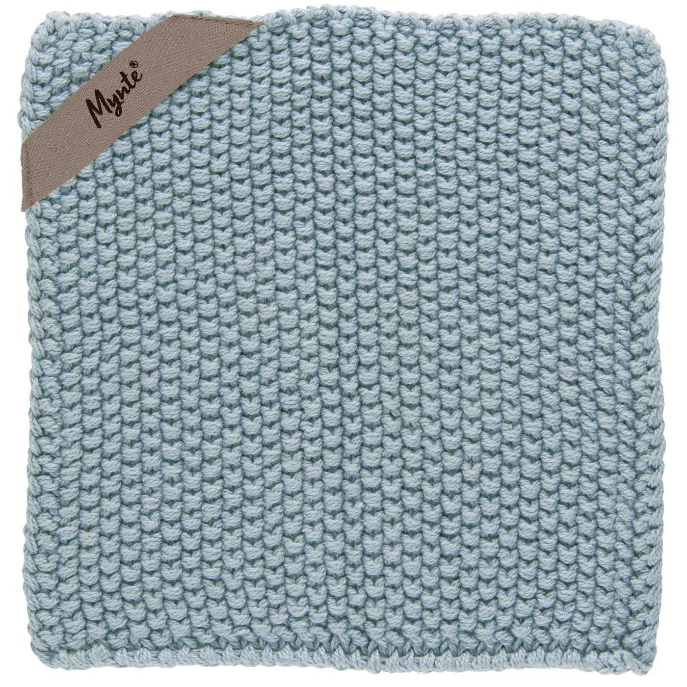 Topflappen Mynte Blue Bell gestrickt
