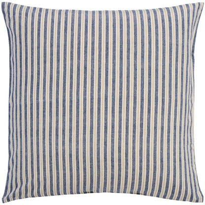 Kissenbezug Elly blaue und braune Streifen