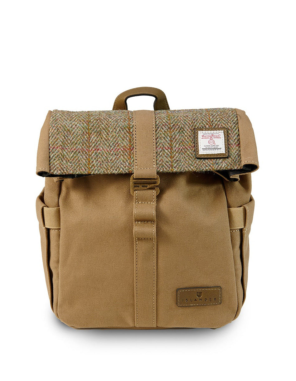 Canvas Lunch Bag Chestnut Herringbone