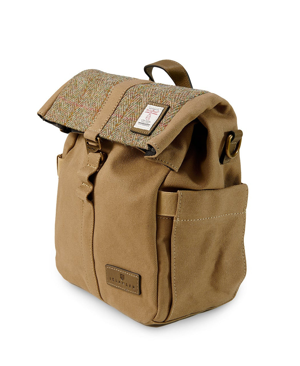 Canvas Lunch Bag Chestnut Herringbone