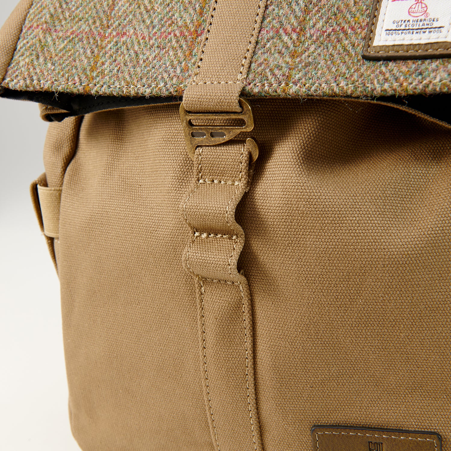 Canvas Lunch Bag Chestnut Herringbone