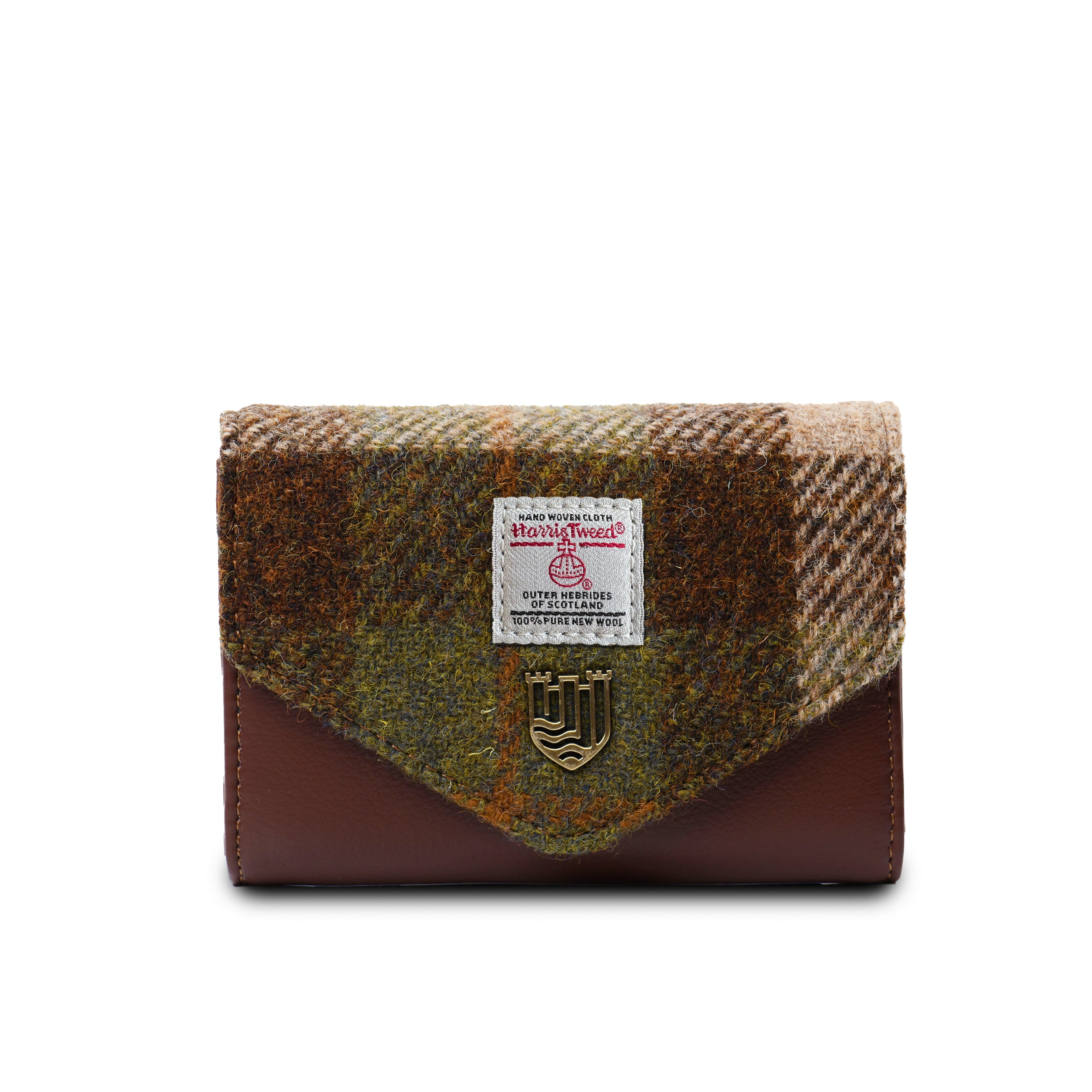 Die Kleine Clasp Geldbörse Chestnut Tartan