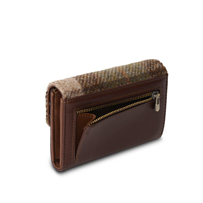Die Kleine Clasp Geldbörse Chestnut Tartan