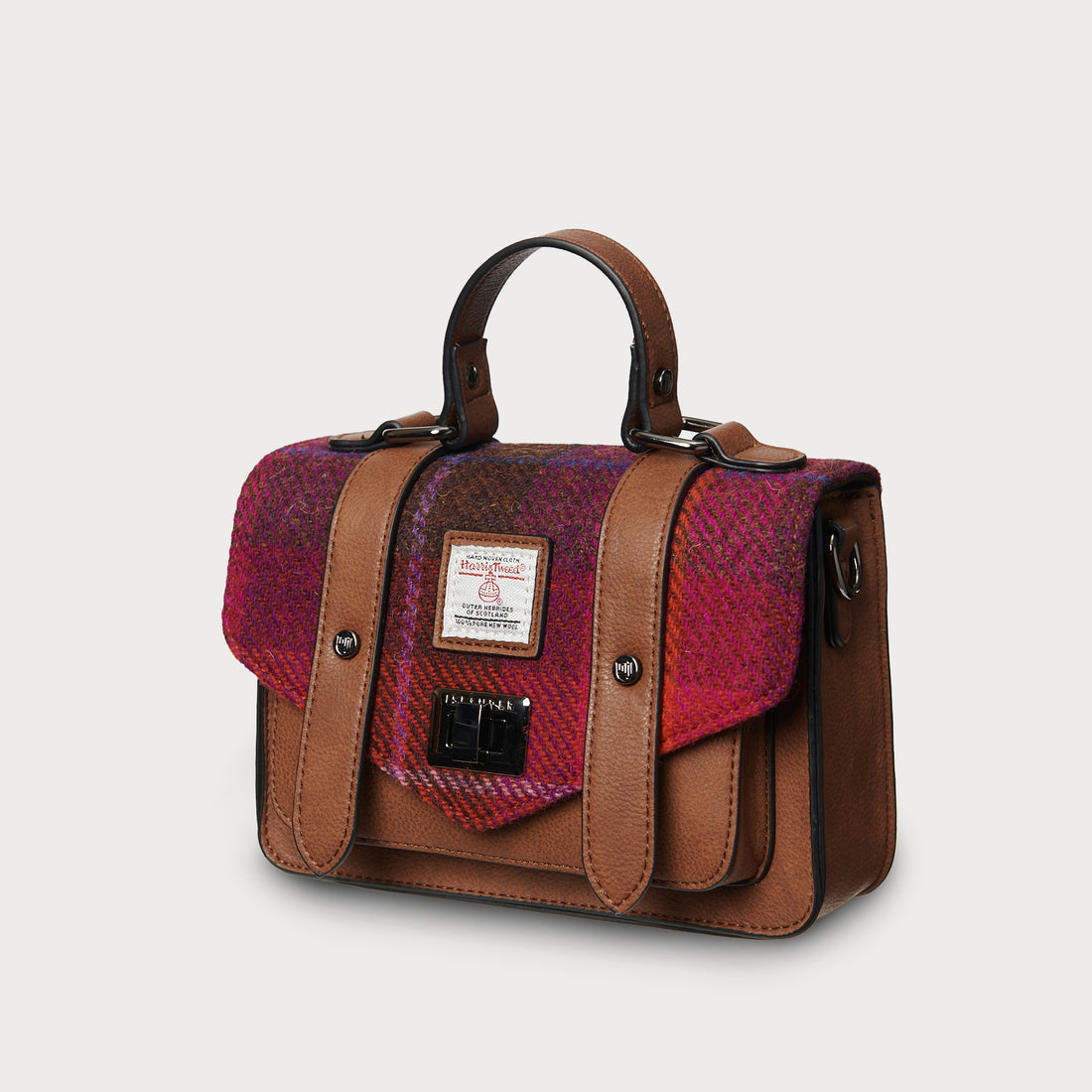 The Mini Satchel Fuchsia