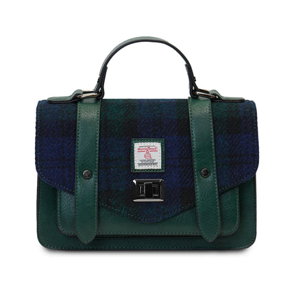 The Medium Satchel Black Watch Tartan