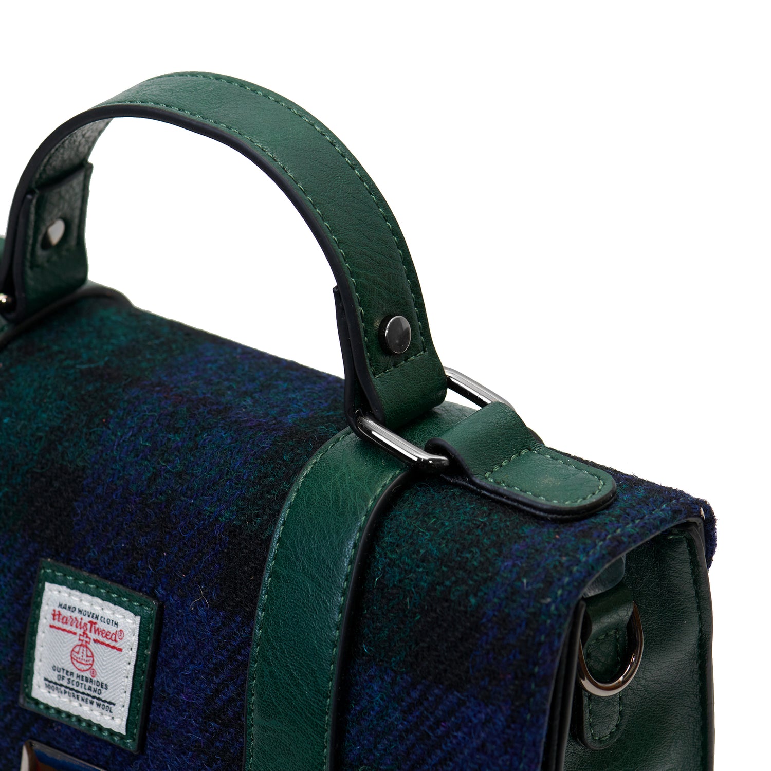 The Medium Satchel Black Watch Tartan