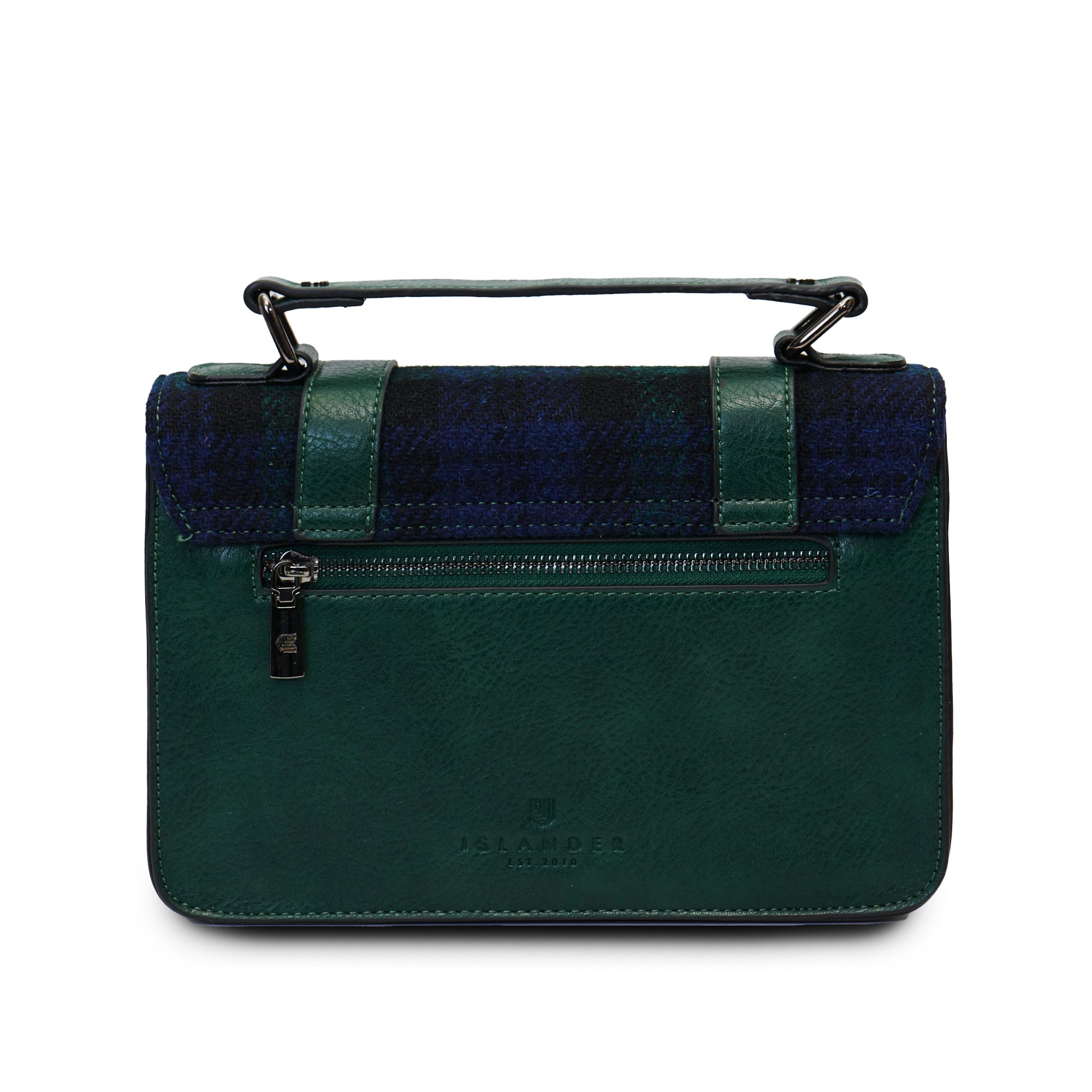 The Medium Satchel Black Watch Tartan