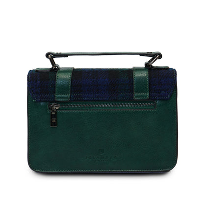 The Medium Satchel Black Watch Tartan