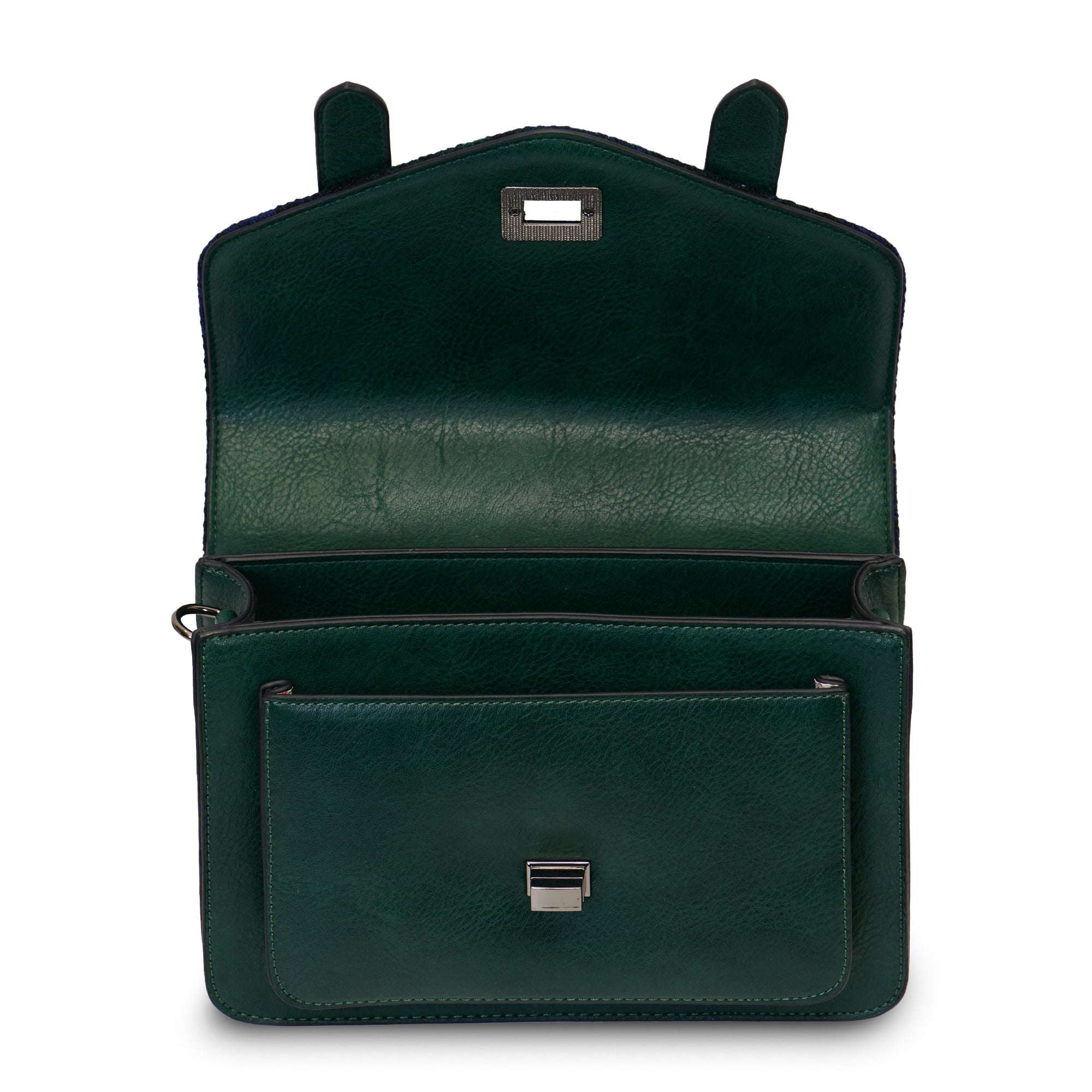 The Medium Satchel Black Watch Tartan