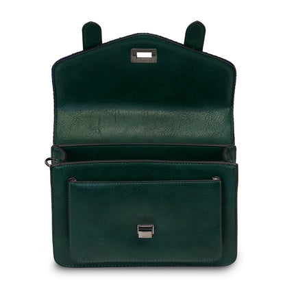 The Medium Satchel Black Watch Tartan