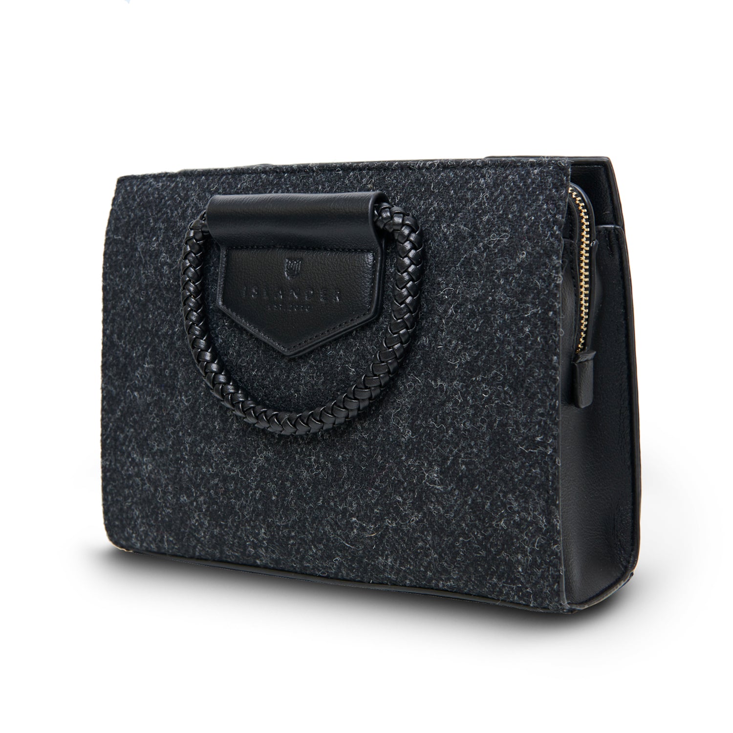 Arran Tasche Black Herringbone